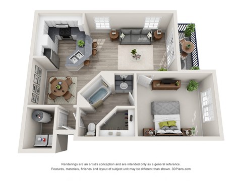 The Willow Floor Plan at Infinity off Baldwin Park, Florida, 32803